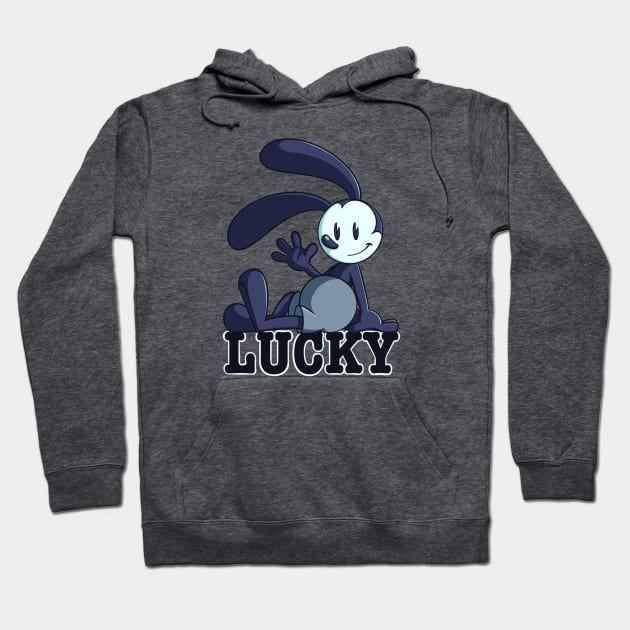 One Lucky Rabbit Hoodie by jfeldmanart